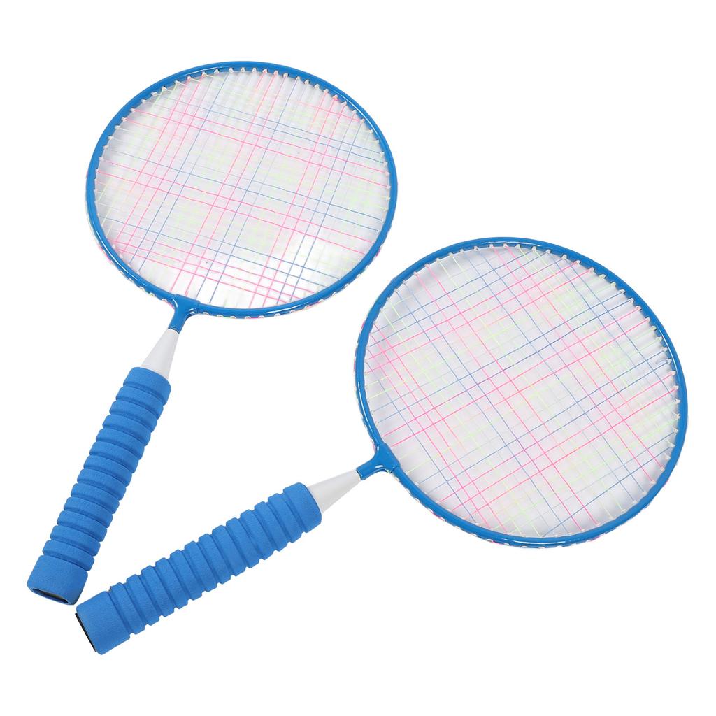 Badmintonset för barn Lätt badmintonracket för barn med 3 badmintonbollar Bärväska Greppband för 3 till 12 år