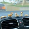 Mini Corgi Harz Puppe Ornament Auto Zubehör Cartoon Dekoration Auto Innen Nettes Geschenk Exquisite Welpen Hause Desktop
