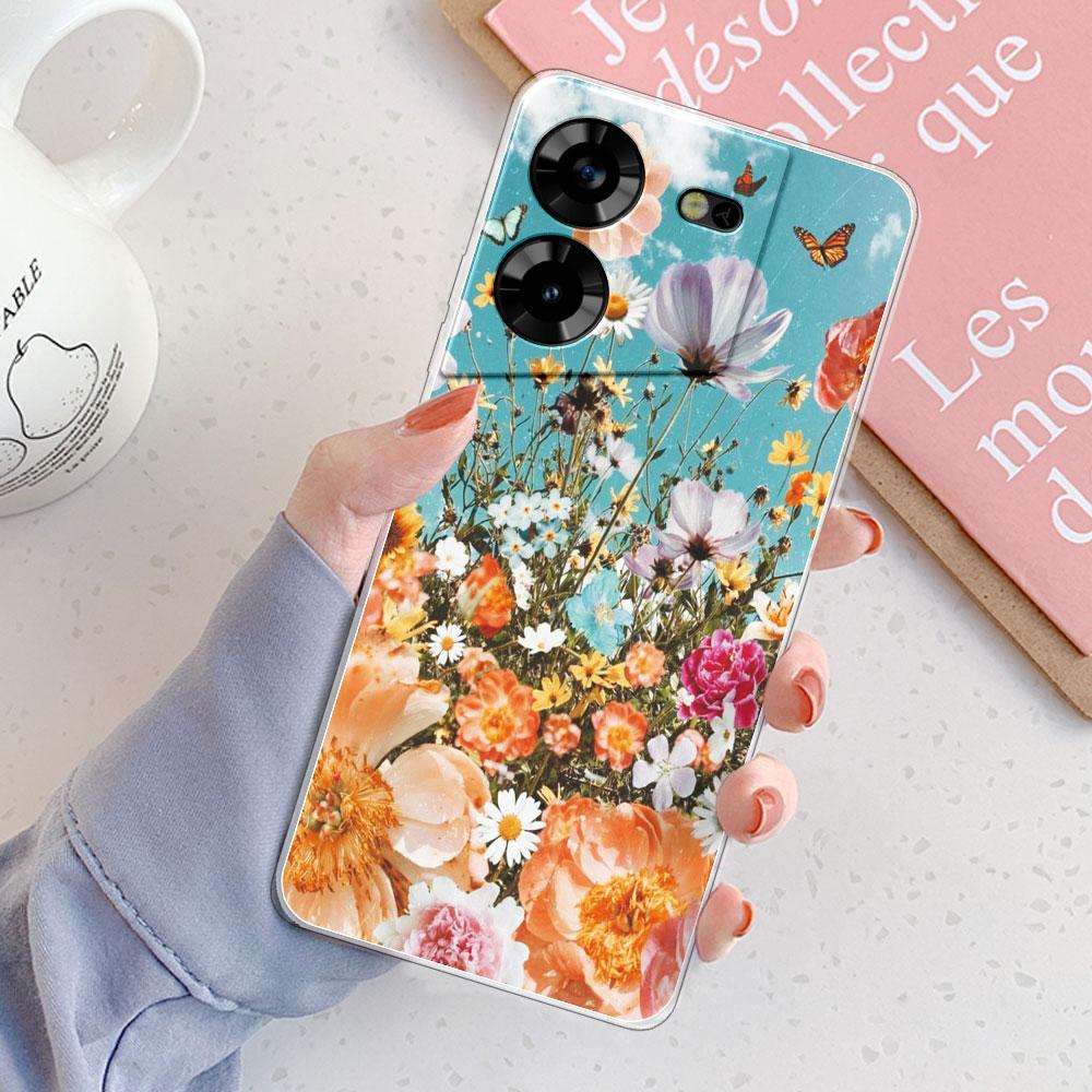 For Tecno Pova 5 Case Coque For Tecno Pova Neo 3 Cover Soft Silicone TPU Clear Phone Case For Tecno Pova 4 4 Pro Pova 2 3 Funda