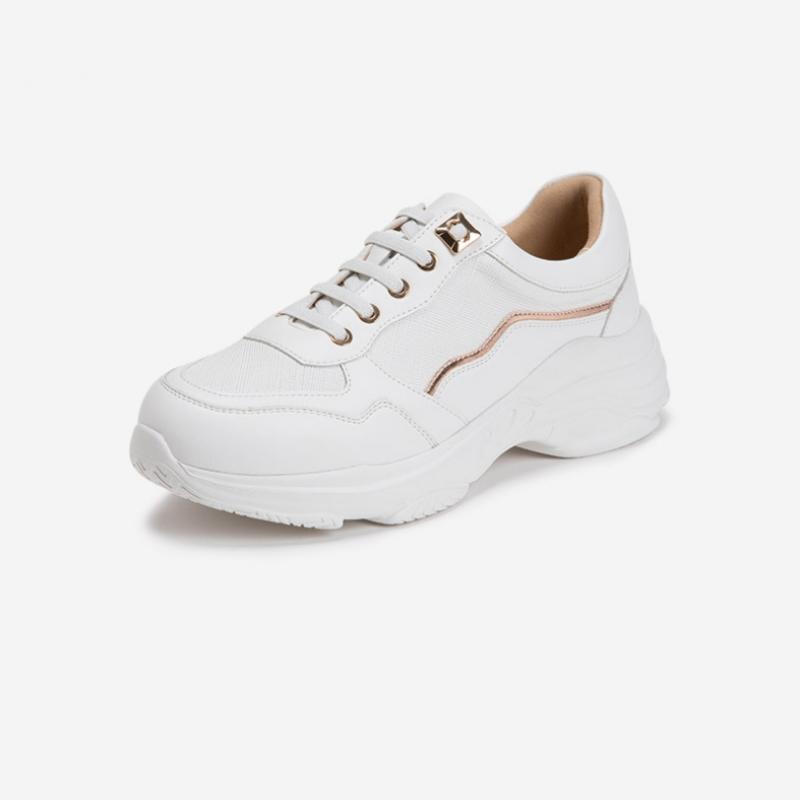 Simplet By ESquire Simple Women S Bell Platform SneakerS White