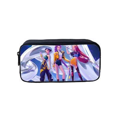 Bedrucktes Hexenjäger K-Pop Federmäppchen Cartoon Schreibwaren Tasche Huntrix Kpop Grundschule Aufbewahrungstasche