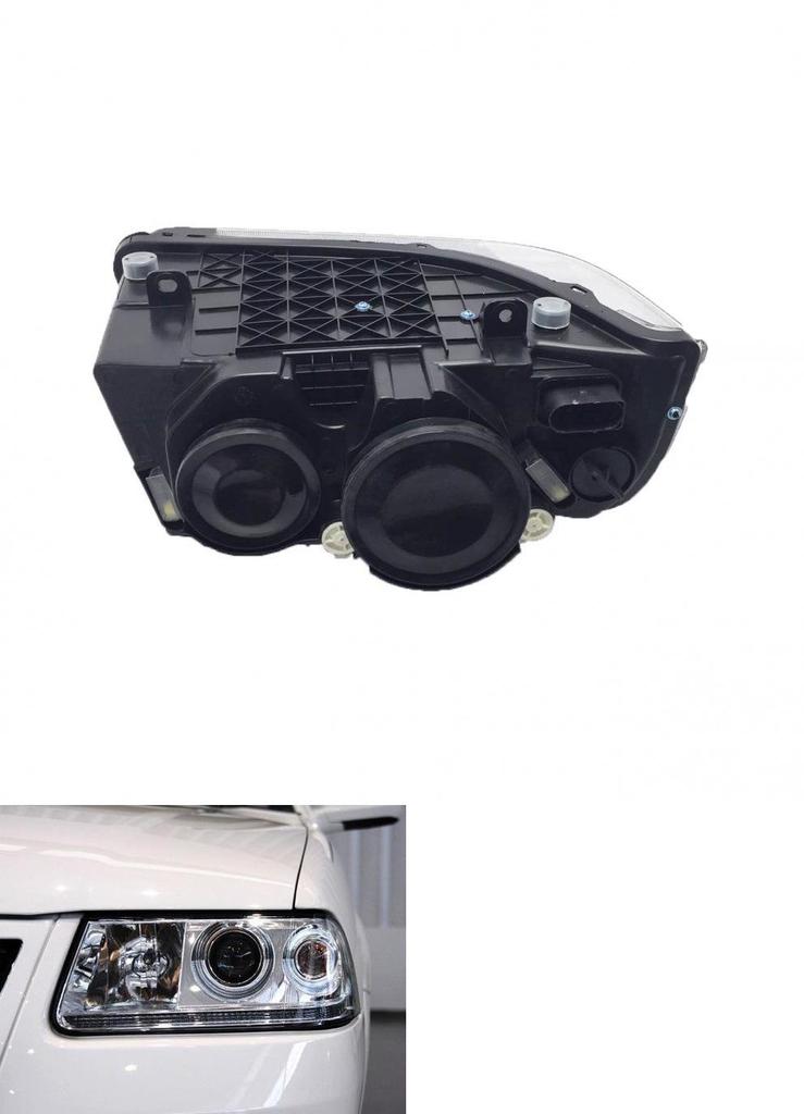Volkswagen Santana 3000/4000 Front Headlight Assembly with Bulb - Premium Quality