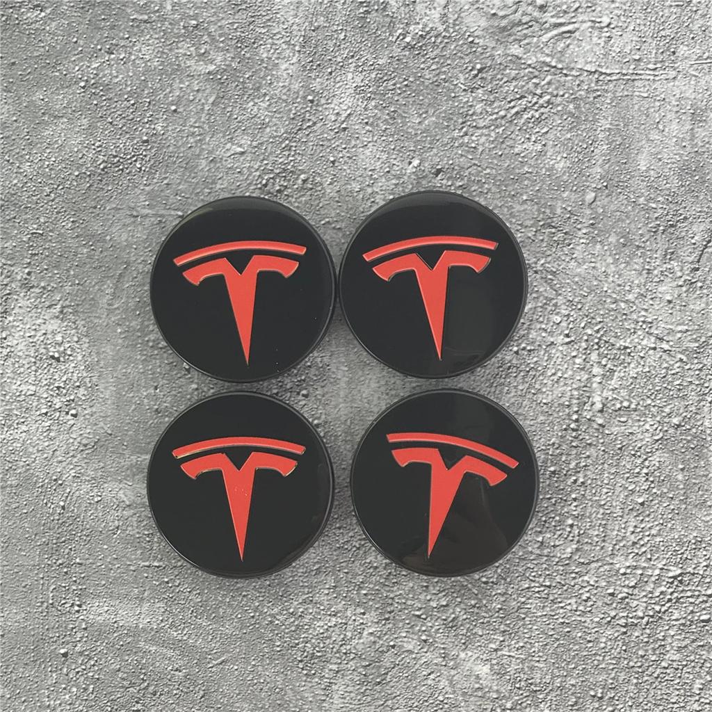 4PCS 56MM GR Sport Emblem Wheel Center Hub Cap Car Rims Cover Hubcaps Tesla Model 3 Y X S