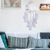 Woven Moon Shape Dreamcatchers with Crystal Wall Art Handmade Butterfly Feathered Tassels Wall Hanging Ornament Decors