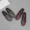 Scarpe Casual da Uomo Slip on in Pelle Mocassini Leggeri Scarpe Comode da Guida