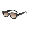 Polygonal Cat-Eye UV Protection Sunglasses - Stylish Unisex Streetwear for Large Faces