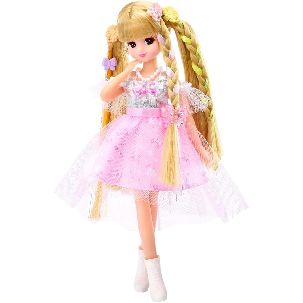 Takara Tomy Licca-chan Doll Extellicachan Pink Outfit Dress-Up Toy for Kids 3 Years and Up