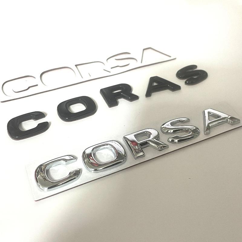 Nuovissimo Emblema Logo Lettere ABS OPEL COSRA Adesivi per Auto Badge per Paraurti Posteriore Coda Bagagliaio Auto Styling Accessori Auto Per Opel Corsa