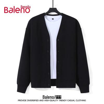 Baleno Men's Solid Button-Up Cardigan Jacket