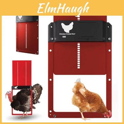 Automatische Hühnerstalltür mit Solarenergie und Fernbedienung für den Heimgebrauch