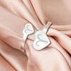 LIKGREAT Romantic 12 Constellation Adjustable Rings for Women Stainless Steel Minimalist 12 Zodiac Sign Finger Ring Jewelry Gift
