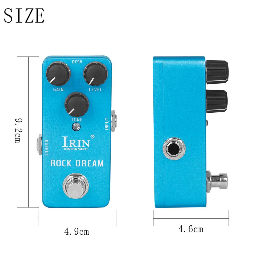 IRIN RS-03 Electric Guitar Effect Pedal Rock Dream Pedal Retro Classic Rock Distortion Pedal True Bypass Guitar Accessories