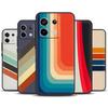 Retro Stripes Aesthetic Vintage Phone Case For Redmi Note 12 13 Pro Plus 9 10 11 Pro 9S 10S 11S 12S Redmi 10C 12C 13C Cover
