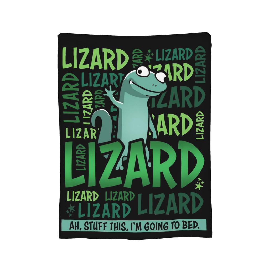 Hoppers Cute Tom Lizard Retro Blankets Flannel Throw Blankets Bedroom Sofa Decoration Ultra-Soft Warm Bedsprea ,