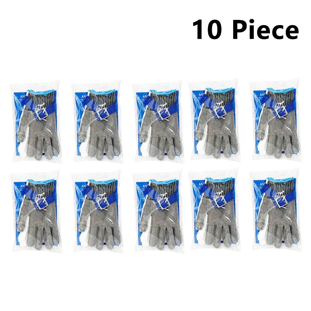 LPRED 1/2/6/10 Pc Cut Resistant Stainless Steel Gloves Working Safety Gloves Metal Mesh Anti Cutting For Butcher Worker