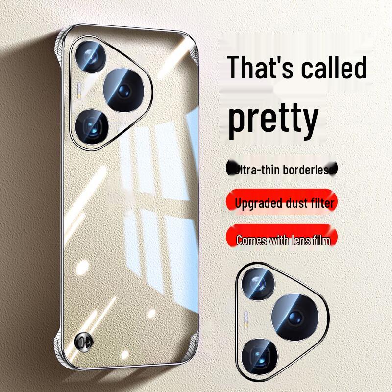 

Huawei Electroplated Borderless Transparent Phone Case Pura 70 Pro/Pro+