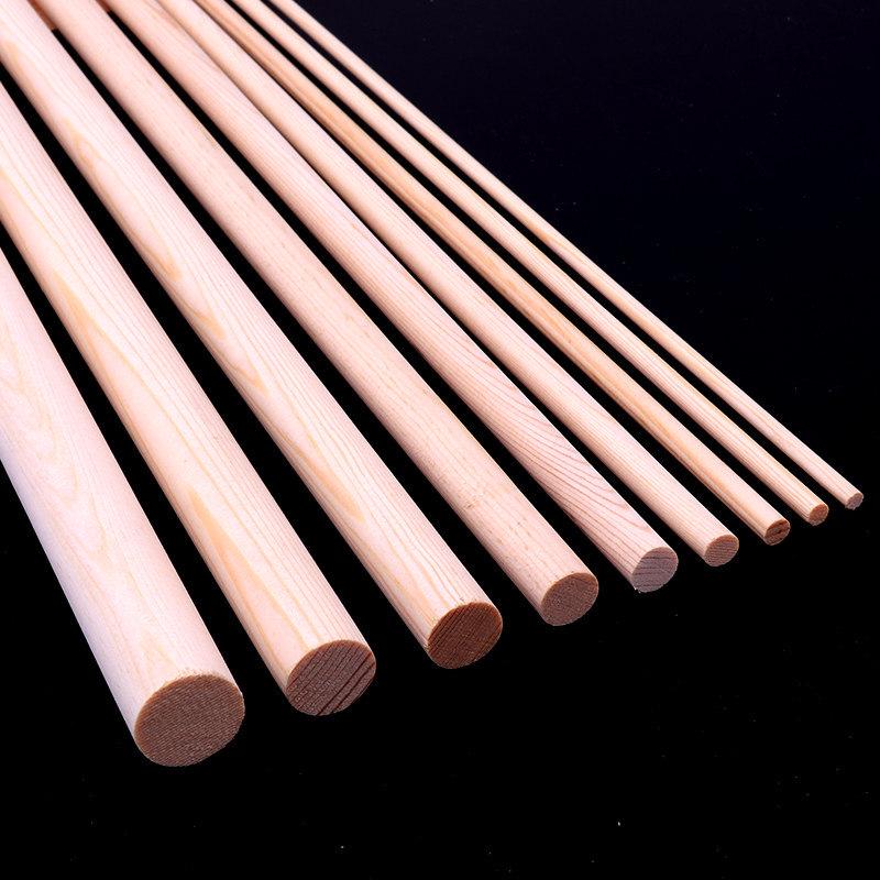 Round Pine Wood Stick for DIY Crafts and Models
