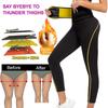 Pantaloni Yoga Leggings Sportivi Fascia Dimagrante Vita Controllo Pantaloncini Donna Tuta Sauna in Neoprene Modellante Pantaloni Riscaldanti
