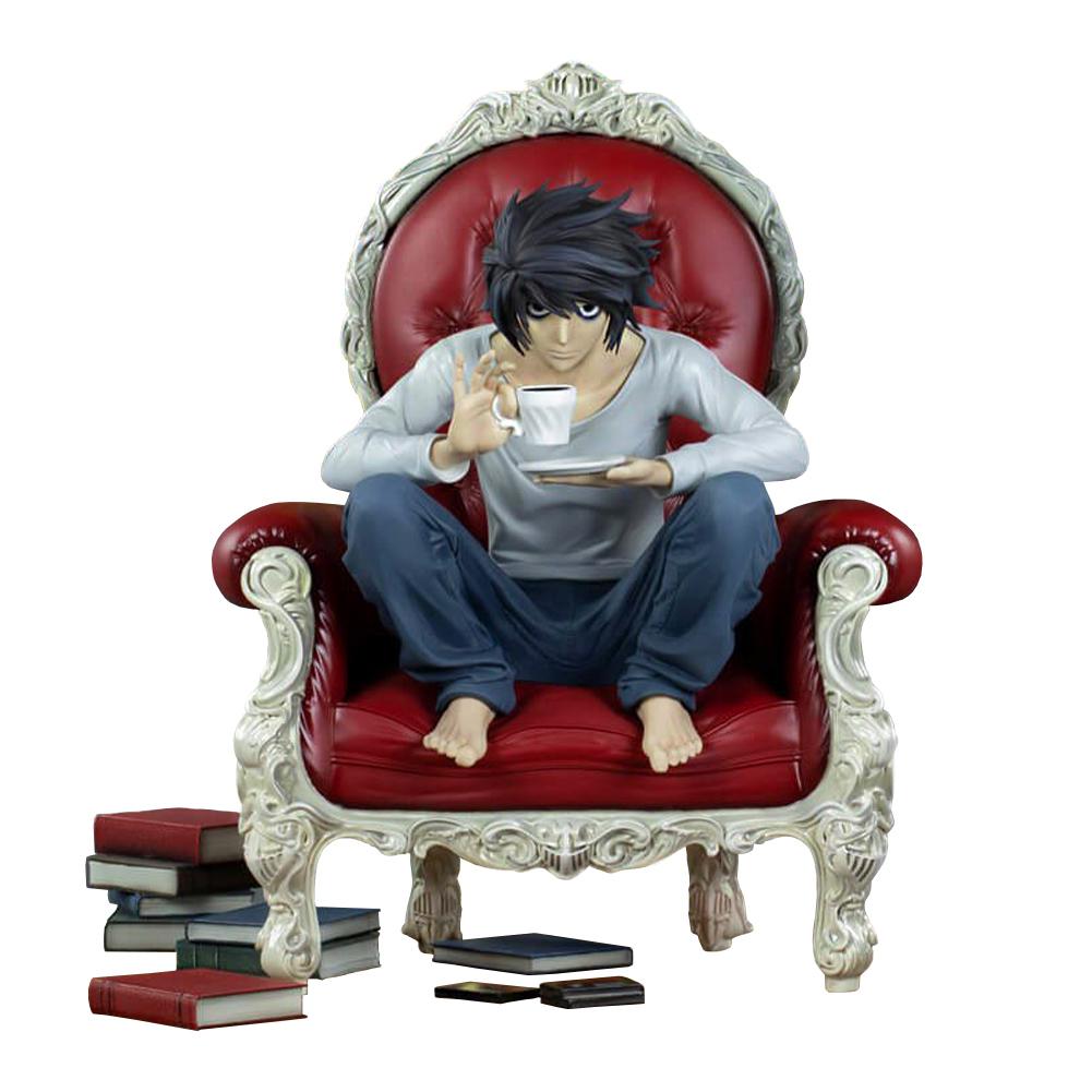 

24cm anime figure L sofa sitting position action figures L figure doll PVC model toys adult collection statu desktop ornaments 24cm