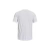 Under Armour Camiseta Deportiva de Manga Corta con Cuello Redondo y Estampado de Letras para Hombre Tops Blanco 1377560-100