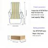 Portable Striped Folding Chair for Camping and Fishing