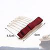Inserted Comb Bow Hair Comb Adornment Bangs Versatile Simple Anti-skid Curl Side Clip Top Hair Clip