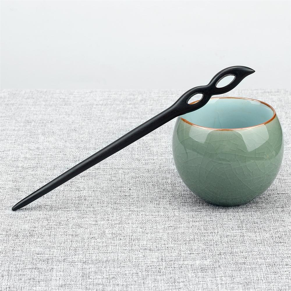 34 Styles Natural Black Sandalwood Hair Sticks High Quality Hairpin for Women Girls Antiquity Chopstick Shaped Hair Clip Jewelry