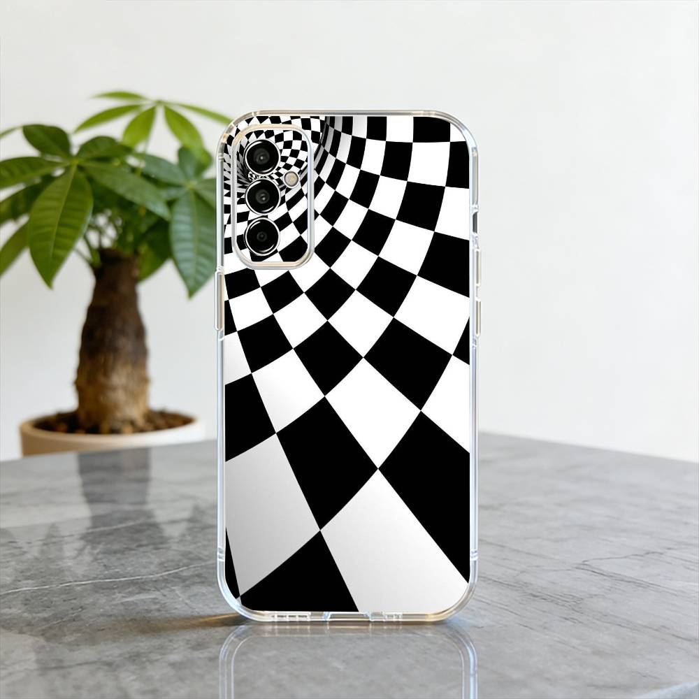 

dizziness Phone Case For SamsungA10,12,20,21S,30,31,40,50,51,52,70,71 Transparent Cover Samsung a40