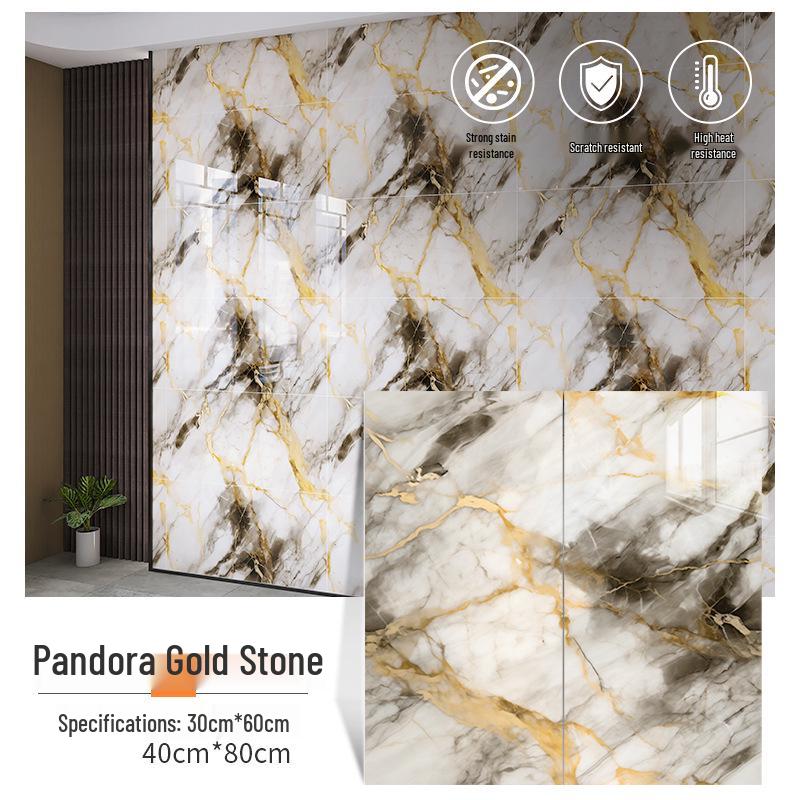 Self-Adhesive Waterproof Marble Tile Wallpaper Sticker