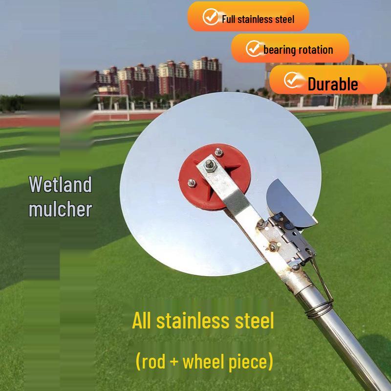 Stainless Steel Hand-Push Garlic & Onion Mulching Machine with Automatic Soil Covering