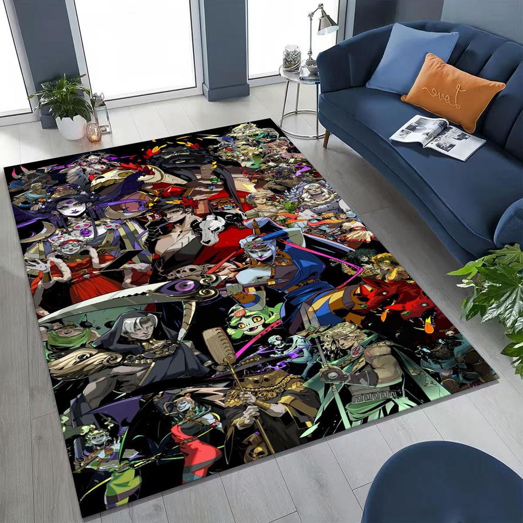 3D Classics Game Hades Cartoon Gamer Rug for Bedroom Living Room Sofa Home Doormat Decor, Large Kid Play Non-slip Floor Mat Gift