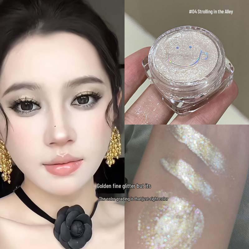 

FAICCIA Тени для век с мерцающим гелем Heartbeat: Одноцветный, с мелким шиммером, стойкий, осветляющий жидкий хайлайтер для кат-криз.