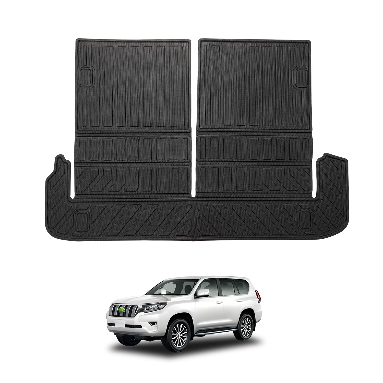 

Mixsuper Prado 150 Luggage Luggage Land Cruiser Prado Luggage Trunk 3D Luggage Prado Custom Applicable to AT and 4WD models from September 2013 3D чёрный