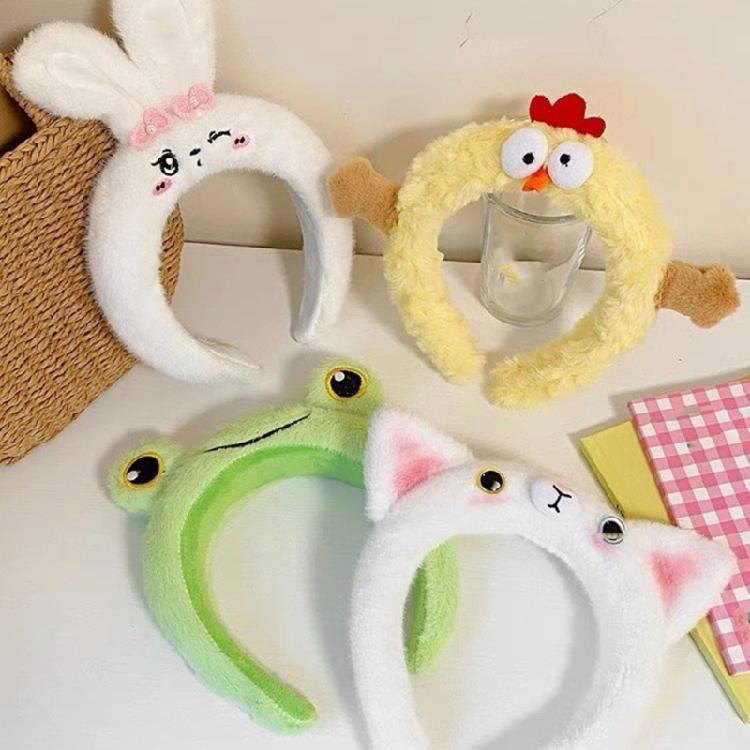 Lovely Cartoon Headband Cosplay Costume Hairhoop Birthday Party Props Plush Hairband Female Face Washing Accessories