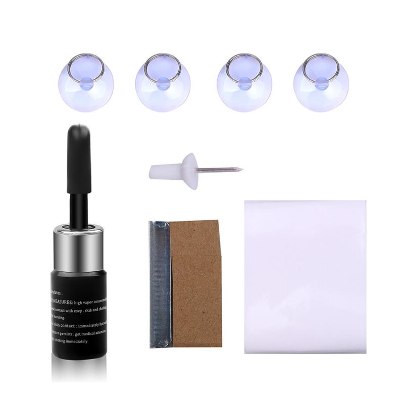 Big Long Crack Car Windshield Repair Kits Window Windscreen Polishing Tools Glue Resin Adhesive Set Fix Glass Rift Slit Cleft