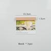 Magnetic refrigerator magnet message board magnetic decoration solid wood simple creative Japanese handmade literary home