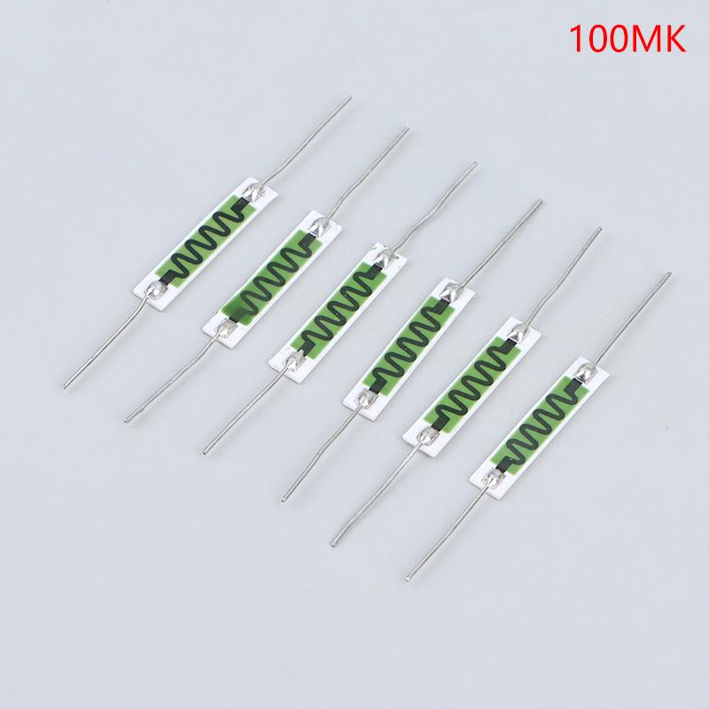 6Pcs Hvr82Al2204J Keramik Chip100M/200M/300M/500M/1G Metall Nicht-Induktive Glas Glasur Hohe-Spannung Widerstand