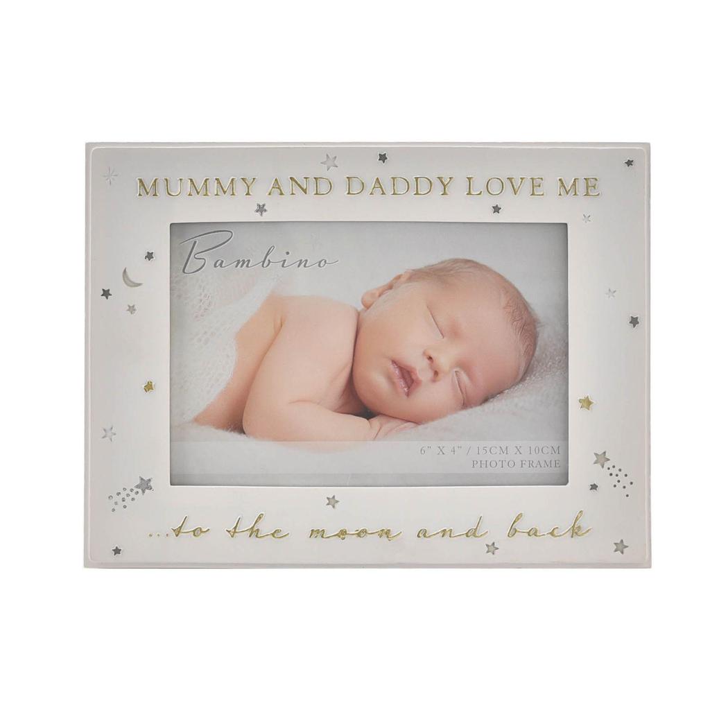 Bambino Mummy & Daddy Love Me To The Moon & Back 6 x 4