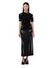 MOSCHINO Drawing Print Cotton Pencil Skirt