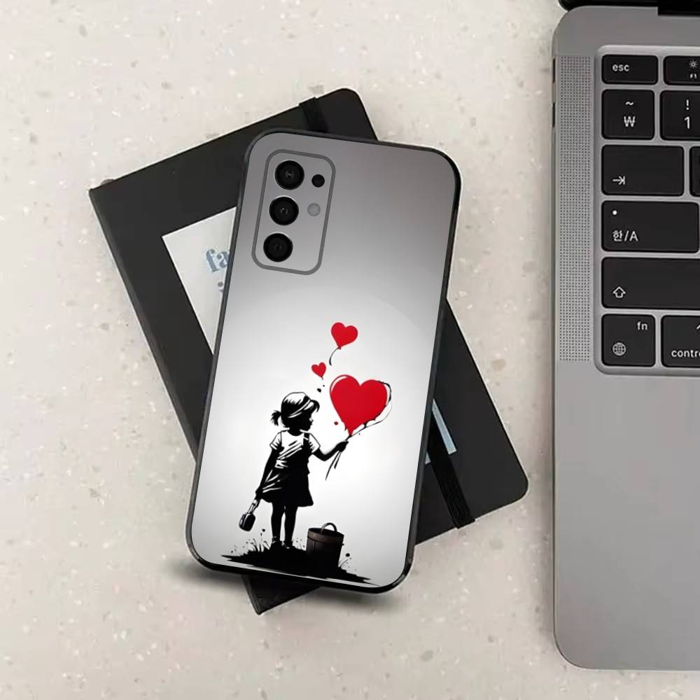 Graffiti Art B-Banksy S-Street Case For Samsung Galaxy A73,72,41,J7,22,Note,31,8,9,52,71,53,32,Soft Black Silicone Cover