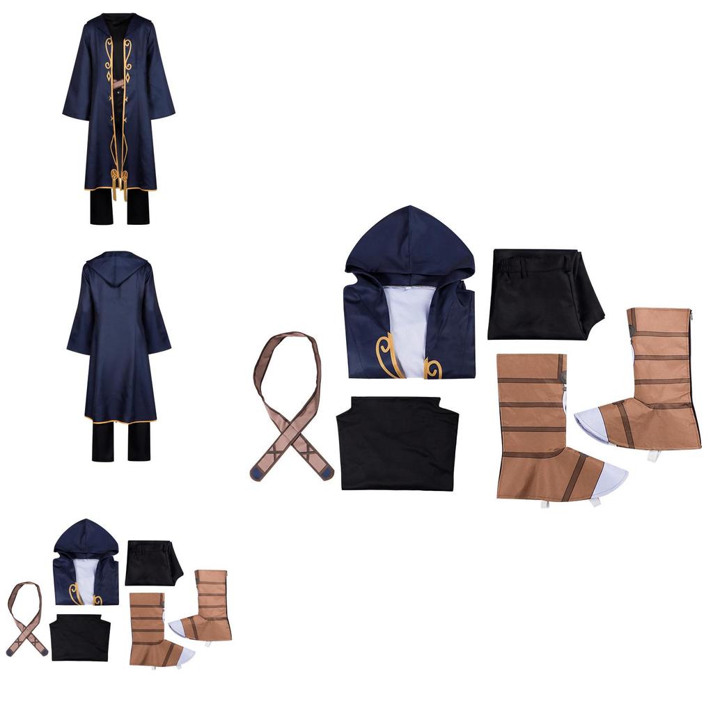 Reise in eine andere Welt Anime-Charakter Rollenspiel Männliches Kostümset Für Cosplay-Veranstaltungen