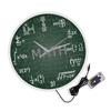 Green Chalkboard Math Formulas Wall Clock Hanging Wall Watch Back To School Science Mathematics Art Wall Decor Math Geek Gift