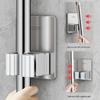 Stansfri väggmonterad mopphållarklämma, Stark förvaringsorganisatör för badrum och kök