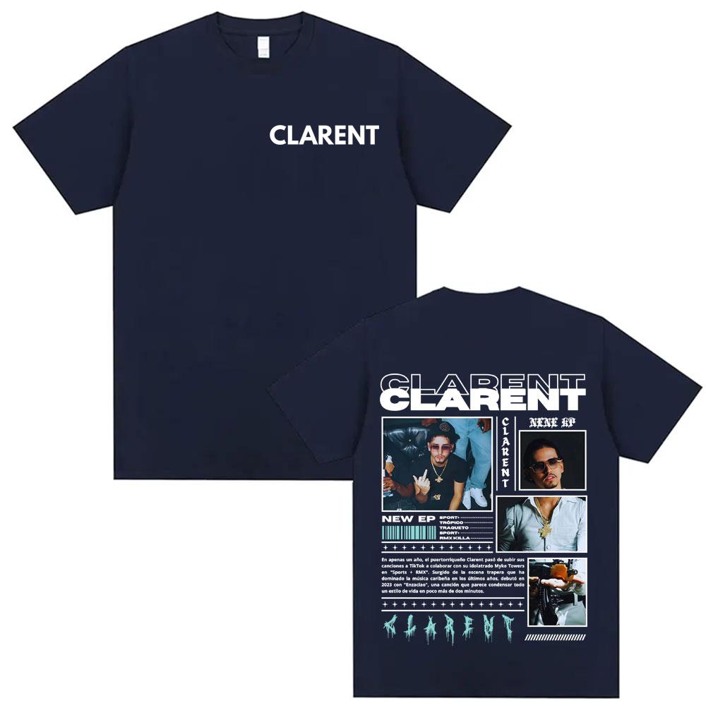 

Rapper CLARENT AlbumTour Graphic Tshirts Unisex Vintage Hip Hop T Shirt Unisex Casual Short Sleeve ONeck Tshirt Streetwear S