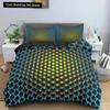 Abstract Psychedelic Bedding Set Mystic Duvet Cover Set Pillowcase Quilt Cover EU Double King Size Youth Polyester Quilt Cover
