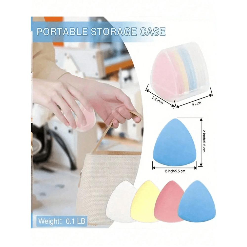 10pcs Erasable Tailors Chalk Markers Sewing Chalk, Erasable Colored Chalk Pencils, Erasable Color Markers, Ideal for Sewing, Needlework Embroidery