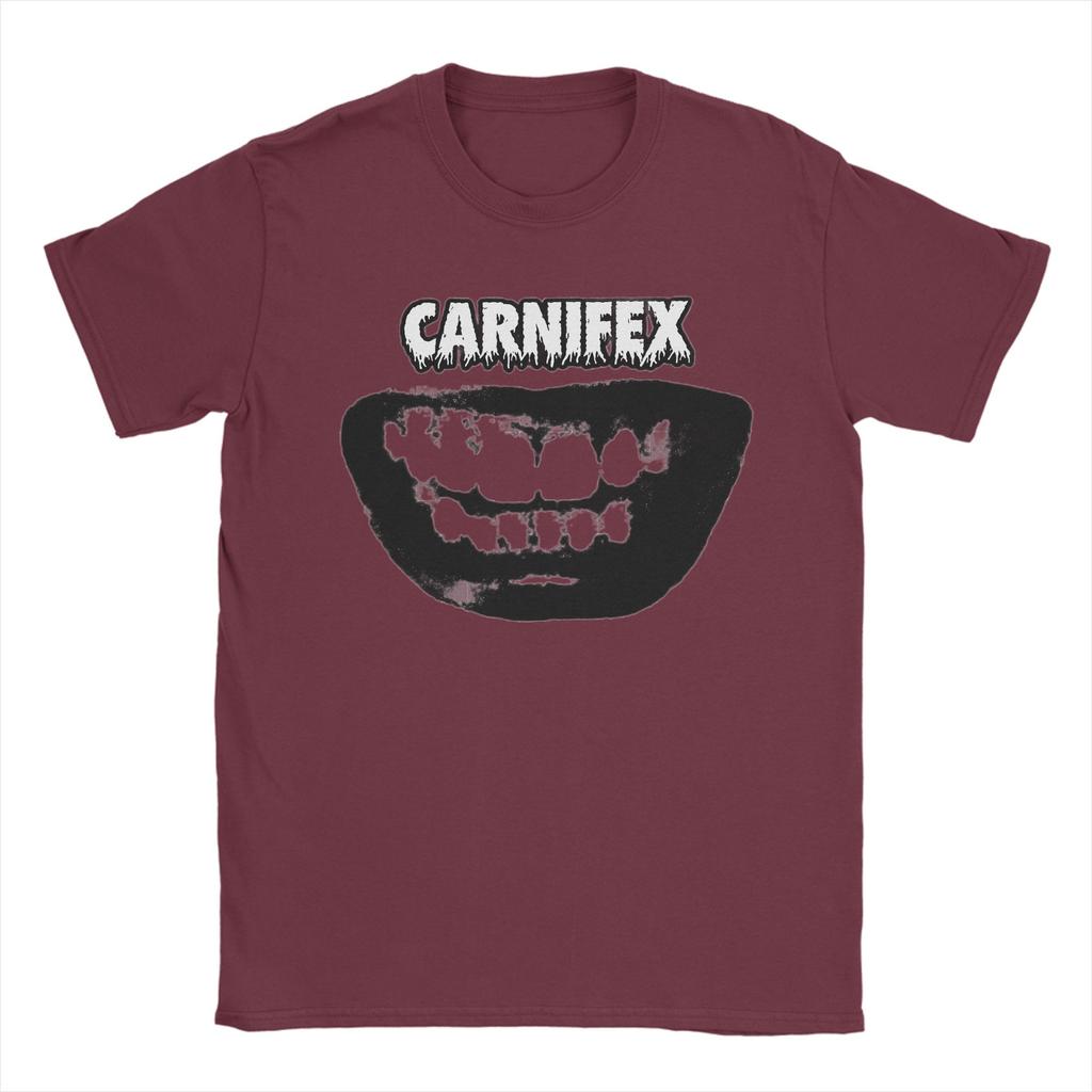 Carnifex Band Unisexs T Shirt Crazy Tees Short Sleeve Round Neck TShirt Pure Cotton Birthday Gift Tops