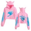 Fairy Tail Character Cat Ear Hoodie Sweatshirt for Women
