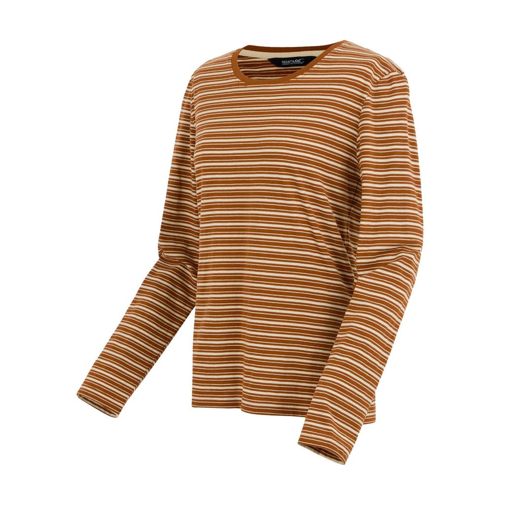Regatta Womens/Ladies Federica Stripe Long-Sleeved T-Shirt