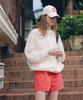 DEPOUND Cotton Washed Banding Shorts [Red]